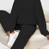 Lucienne - Ensemble sweat à capuche en peluche & pantalon