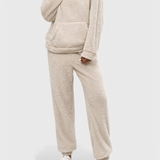Lucienne - Ensemble sweat à capuche en peluche & pantalon