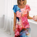 Adèle – Robe élégance fluide à volants
