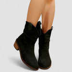 Cléo - Bottines western à tige froncée