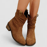 Cléo - Bottines western à tige froncée