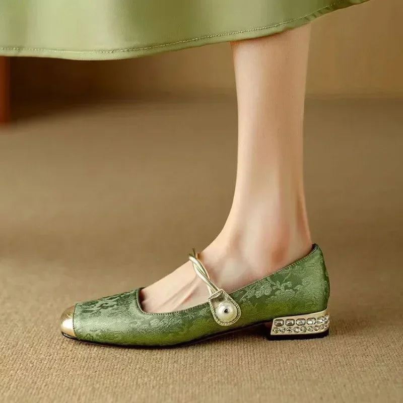 Mestelle - mary Janes, détail de la finition