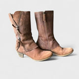 Amandine - Bottines vintage mi-mollet