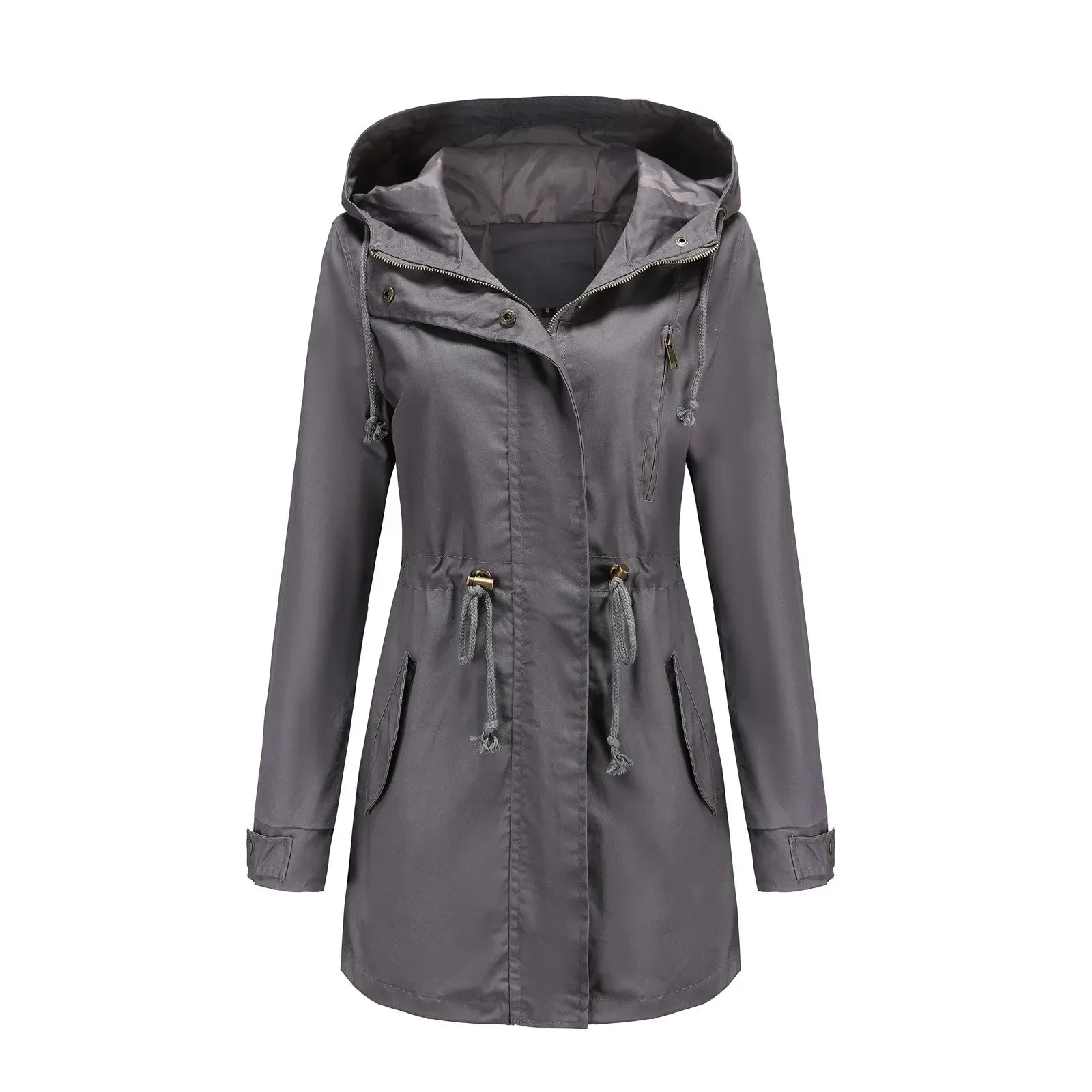 Zaria Parka Longue Femme – Parka Hivernale avec Capuche Intégrée, Doublure Chaude & Poches