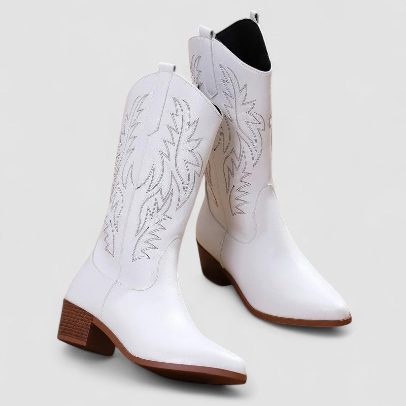 Séverine - Bottes western brodées