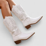 Séverine - Bottes western brodées