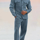 James Ensemble Costume Classique Homme – Blazer Ajusté & Pantalon Assorti pour Affaires ou Événements Formels