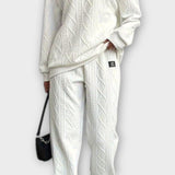 Georgine - Ensemble pull torsadé & pantalon