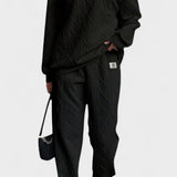 Georgine - Ensemble pull torsadé & pantalon