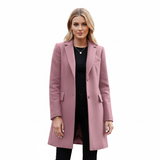 Sari Blazer Femme Élégante – Blazer en Laine Mélangée pour Style Chic & Moderne