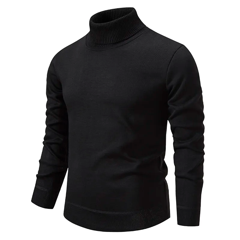 Olsen Pull Col Roulé Homme Slim Fit – Pull Élégant et Extensible au Design Intemporel