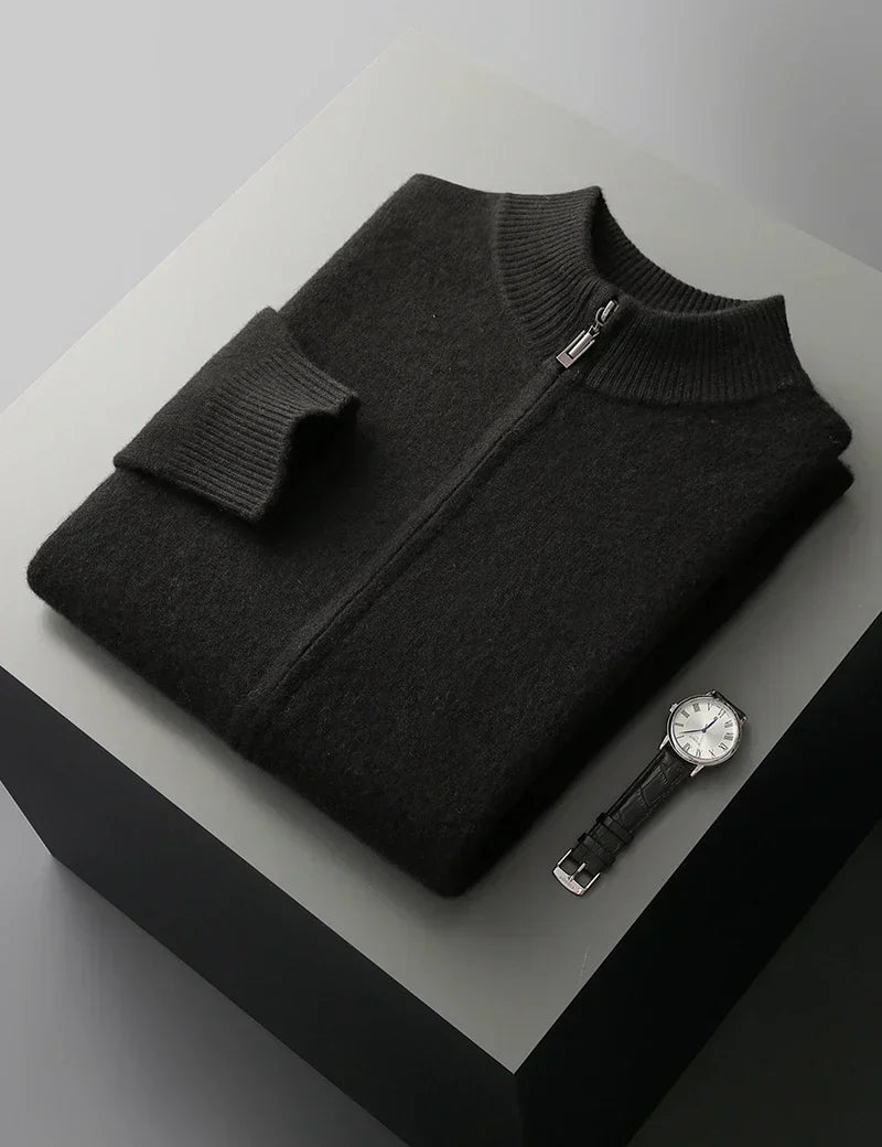 Lyndon Gilet Cachemire Homme – Maille Luxe, Coupe Regular & Élégance Intemporelle