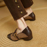 Genira - chaussures vintage, détail de la finition