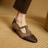 Genira : chaussures vintage, gros plan