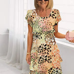 Danielle – Robe élégance fluide à volants
