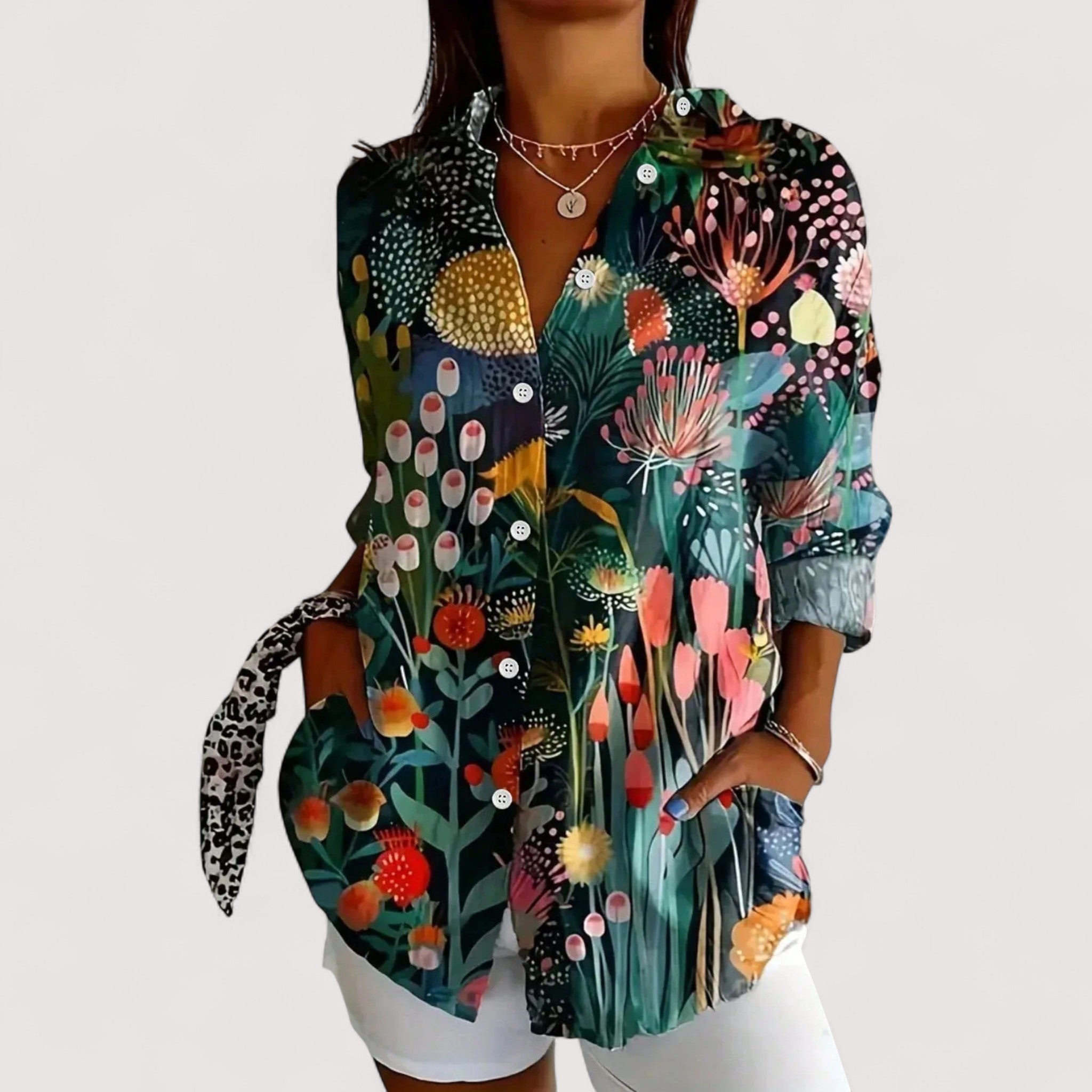Annika™ | Chemisier coloré avec imprimé
