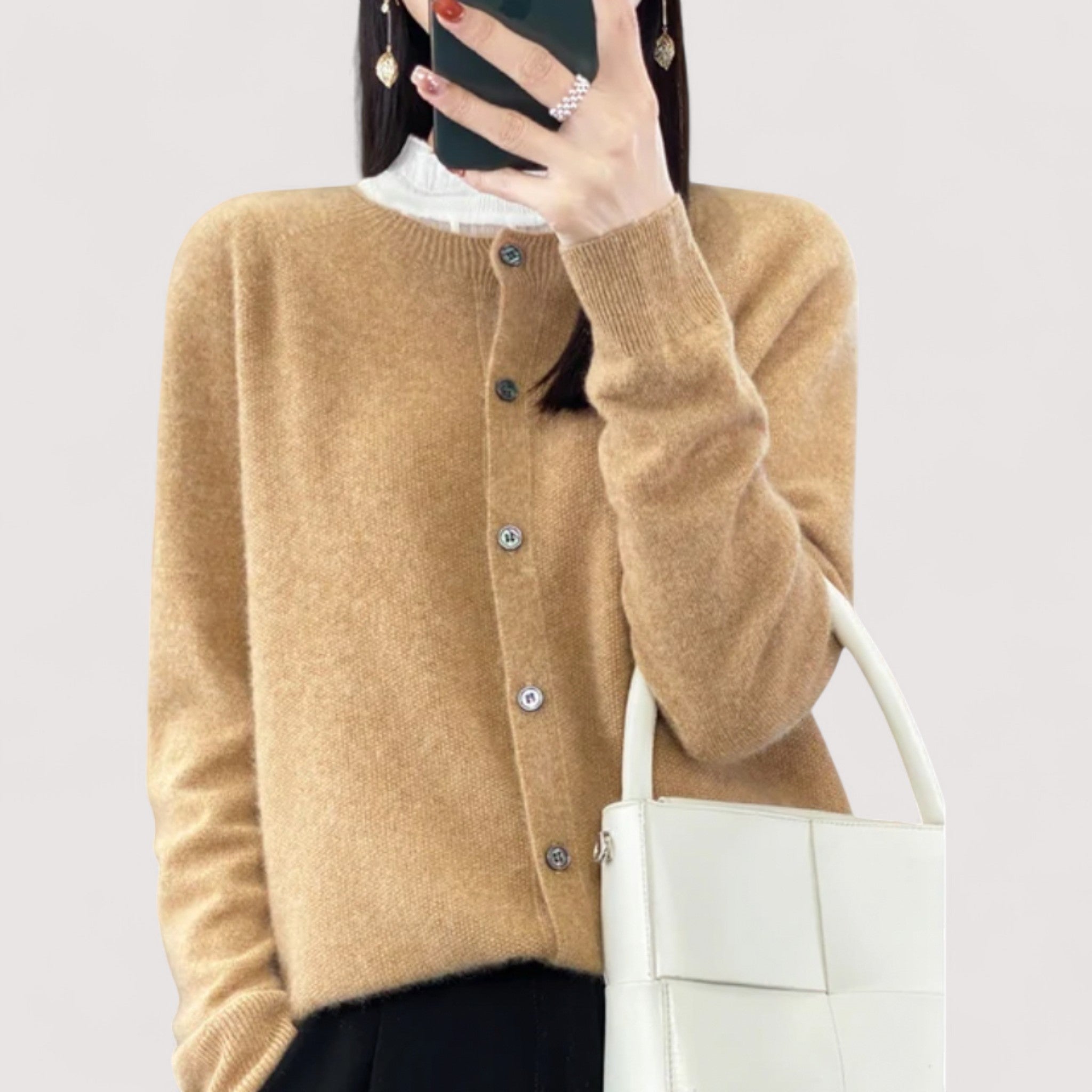 Darija™ – Veste en tricot douce avec des boutons