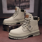 Elmo Bottes Homme à Lacets – Chaussures Robustes en Cuir avec Semelle Antidérapante & Confort Premium