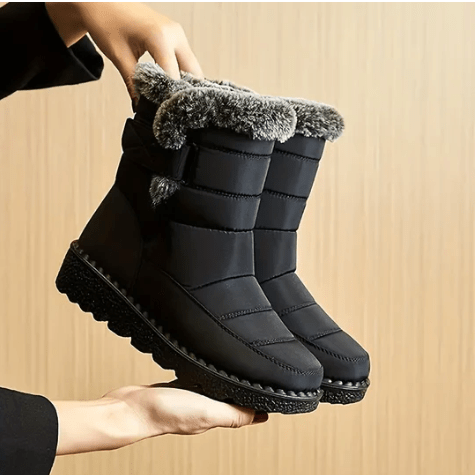 Avianna Bottes Hiver Femme – Design Matelassé Doublé Fourrure avec Semelle Déperlante Durable