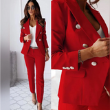 Elisea Tailleur Femme – Ensemble 2 Pièces Chic & Élégant pour Tenues Professionnelles