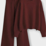 Lorraine - Ensemble pull en maille à col roulé & pantalon