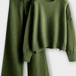 Lorraine - Ensemble pull en maille à col roulé & pantalon