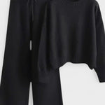 Lorraine - Ensemble pull en maille à col roulé & pantalon