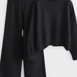 Lorraine - Ensemble pull en maille à col roulé & pantalon