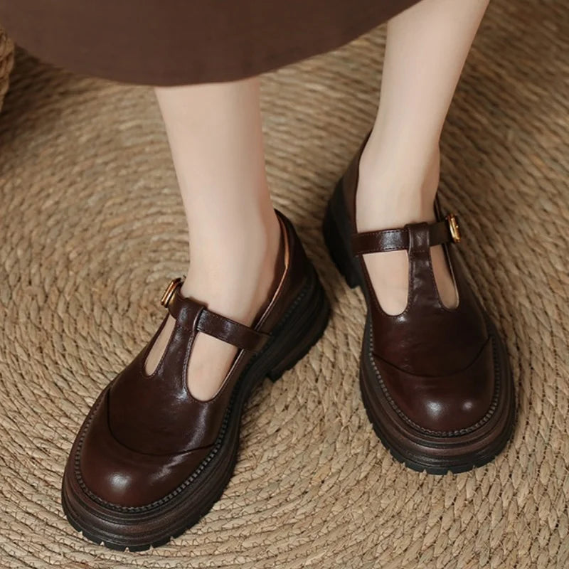 Farisse - chaussures à bride en T | AMORA MODE