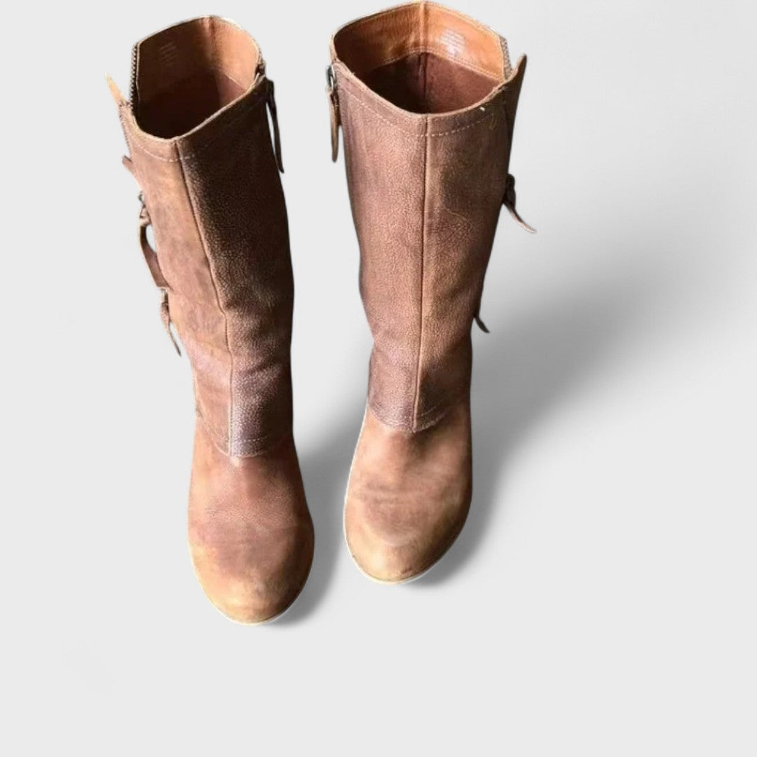 Amandine - Bottines vintage mi-mollet