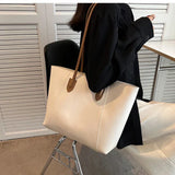 Jivika Sac à Main Femme – Grand Fourre-Tout en Simili Cuir avec Compartiment Spacieux & Poches Intérieures