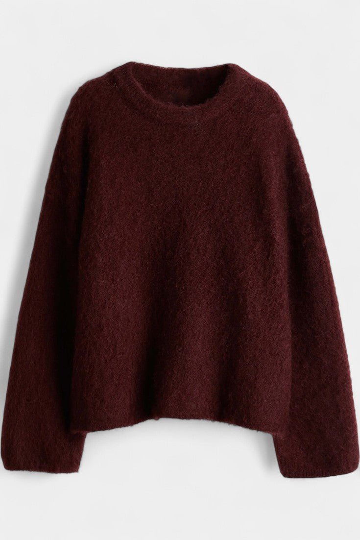 Estelle - Ensemble pull en maille & jupe plissée