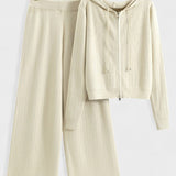 Coralie - Ensemble cardigan à capuche & pantalon