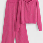 Coralie - Ensemble cardigan à capuche & pantalon