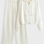 Coralie - Ensemble cardigan à capuche & pantalon