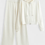 Coralie - Ensemble cardigan à capuche & pantalon