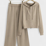 Coralie - Ensemble cardigan à capuche & pantalon