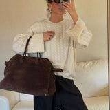 Celine Sac Bandoulière Femme – Sac en Cuir de Luxe pour Usage Quotidien, Travail et Voyage