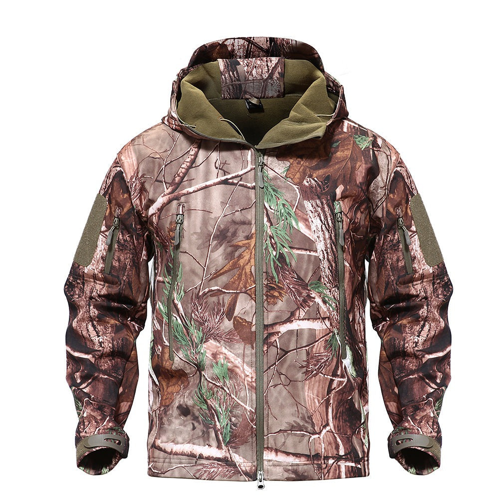 Panther Veste Tactique Homme Softshell – Imperméable, Capuche Ajustable & Usage Outdoor