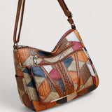 Zara™ | Sac à main en cuir mosaïque