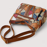 Zara™ | Sac à main en cuir mosaïque