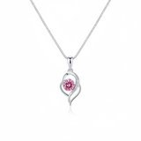 Suza, collier à pendentif cœur - vue d'ensemble