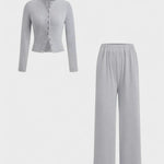 Axelle - Ensemble cardigan & pantalon large