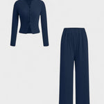 Axelle - Ensemble cardigan & pantalon large
