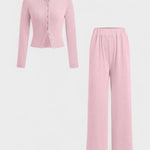 Axelle - Ensemble cardigan & pantalon large