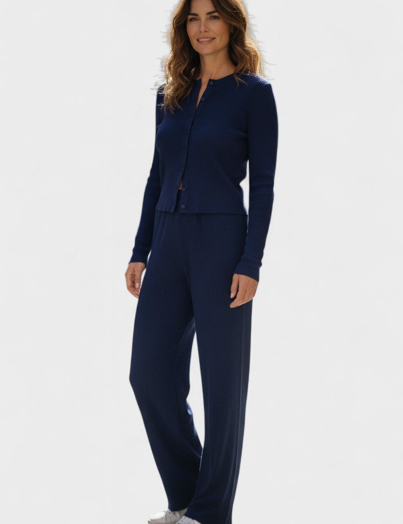 Axelle - Ensemble cardigan & pantalon large