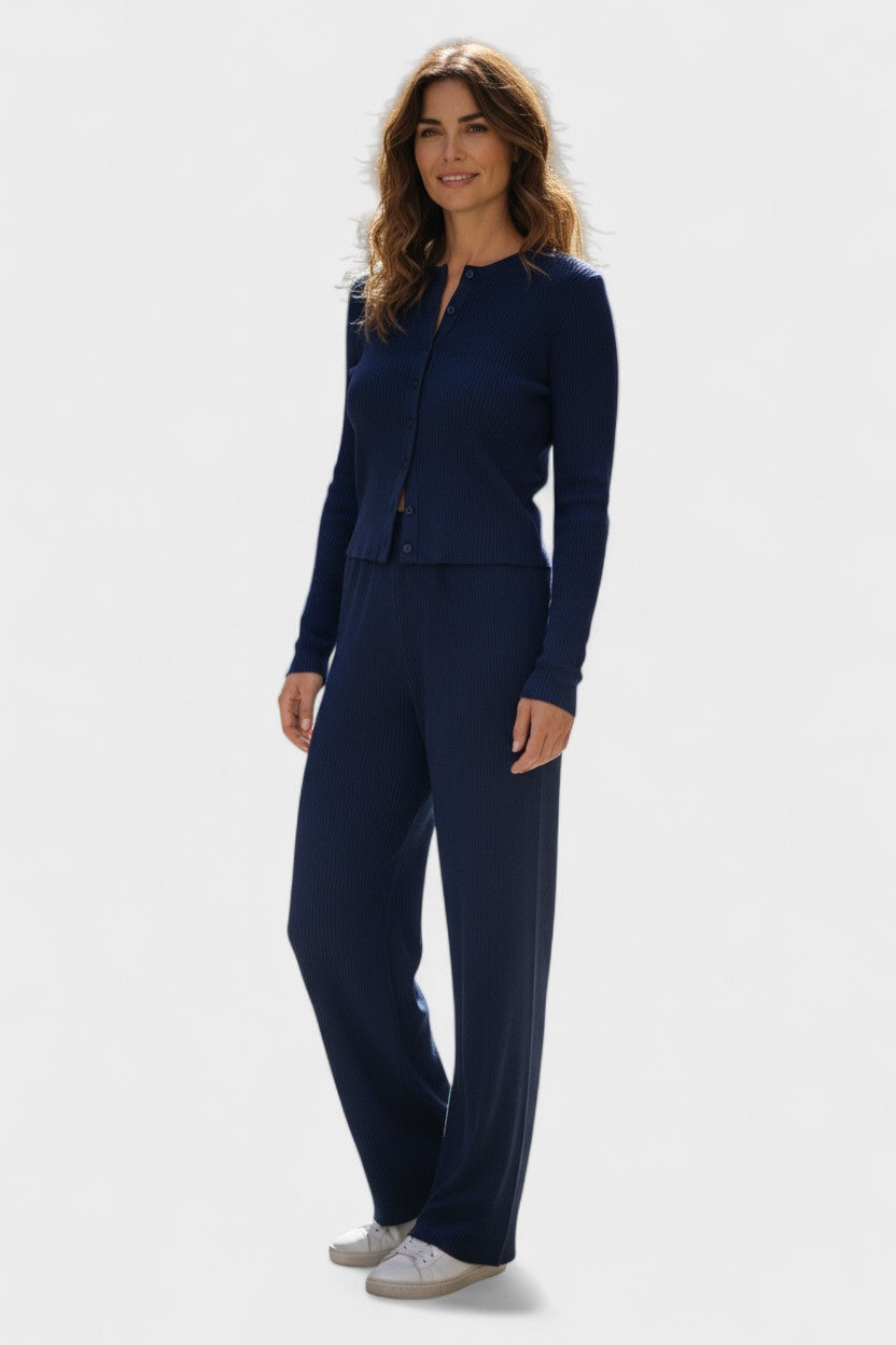 Axelle - Ensemble cardigan & pantalon large
