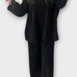 Sidonie - Ensemble haut oversize à manches longues & pantalon large