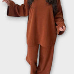 Sidonie - Ensemble haut oversize à manches longues & pantalon large