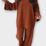 Sidonie - Ensemble haut oversize à manches longues & pantalon large